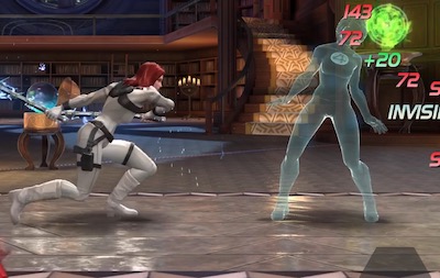 Black Widow Invisible