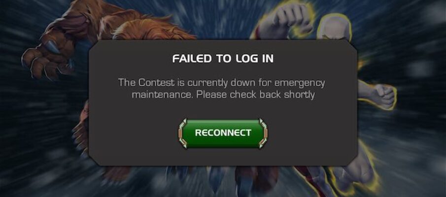 Contest Down for Emergency Maintenance